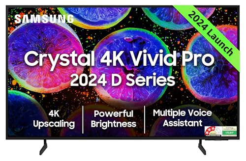 Samsung 138 cm (55 inches) D Series Brighter Crystal 4K Vivid Pro Ultra HD Smart...