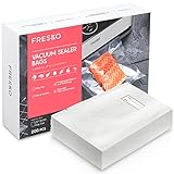 🍓【Adecuado para todas las aspiradoras】Las bolsas de vacío de Fresko son totalmente compatibles con todas las aspiradoras. Con nuestras bolsas de vacío profesionales, puede sellar al vacío carne de vacuno, salmón, gambas, pollo y otras carnes, así como aperitivos, frutos secos, frutas y verduras.