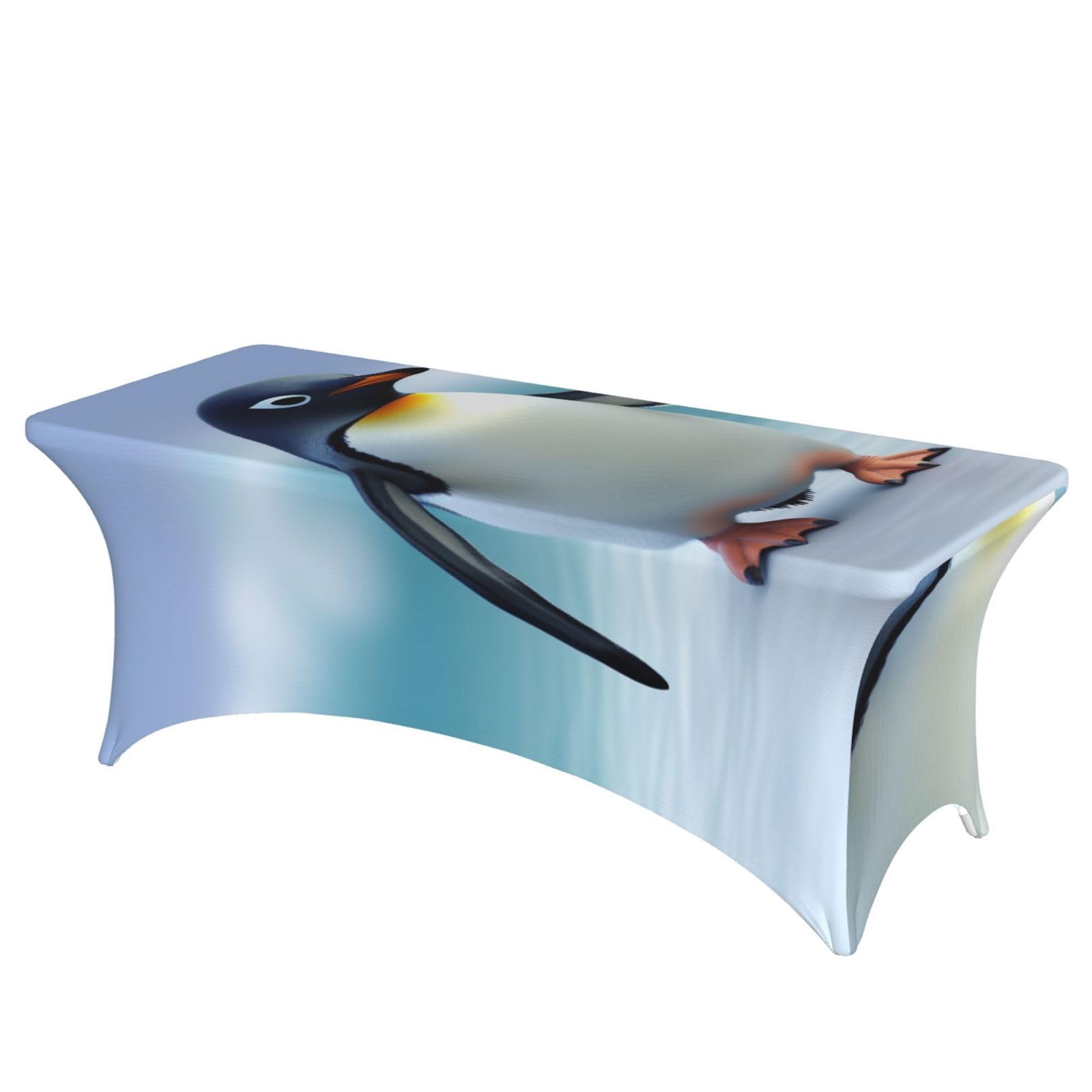 Nappe extensible motif pingouin pour décoration de table anniversaire enfant