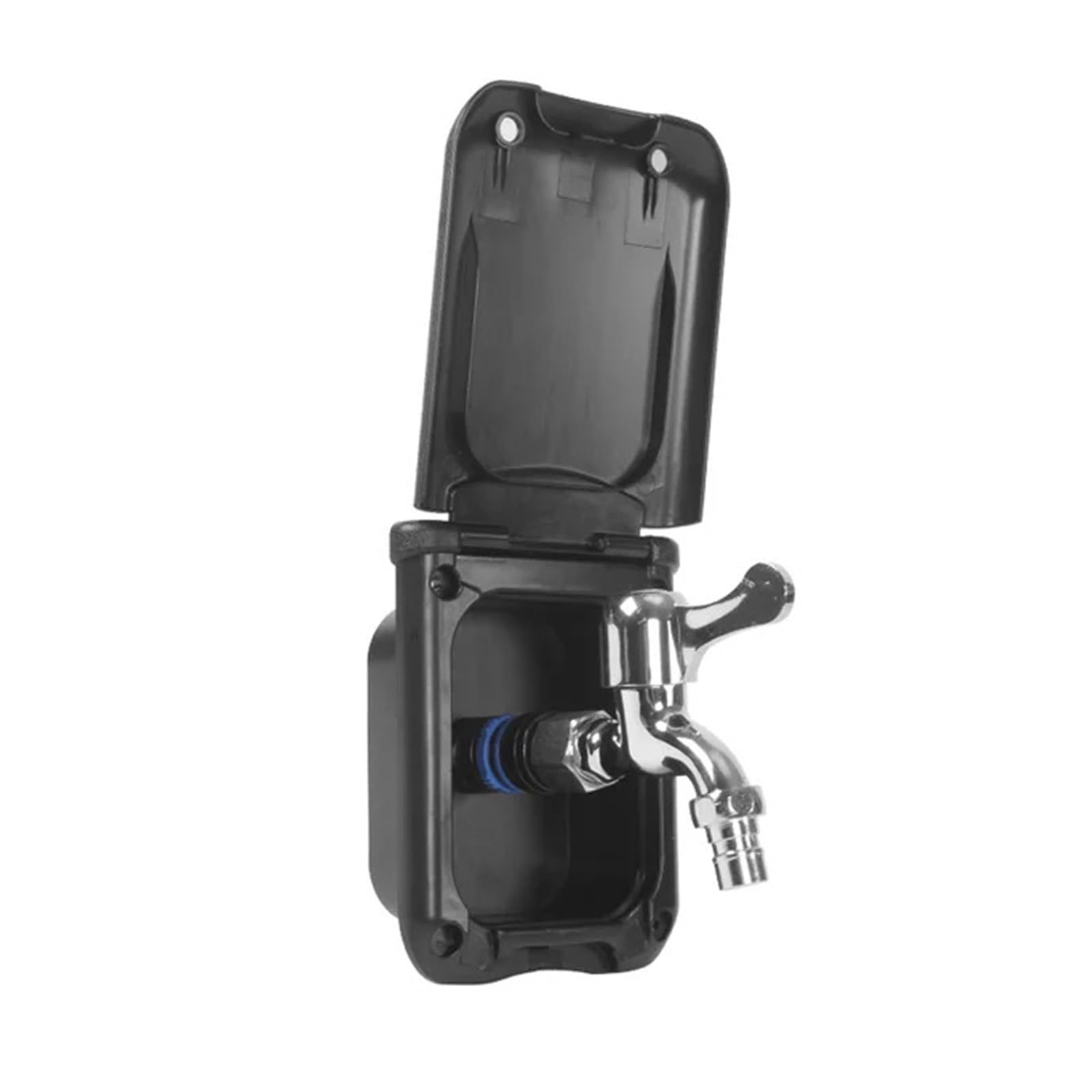 ZQFHSX External Water Outlet/fill Port Leakproof High Pressure Faucet Motorhome Caravan Camper Accessories For RV Modification(Black)