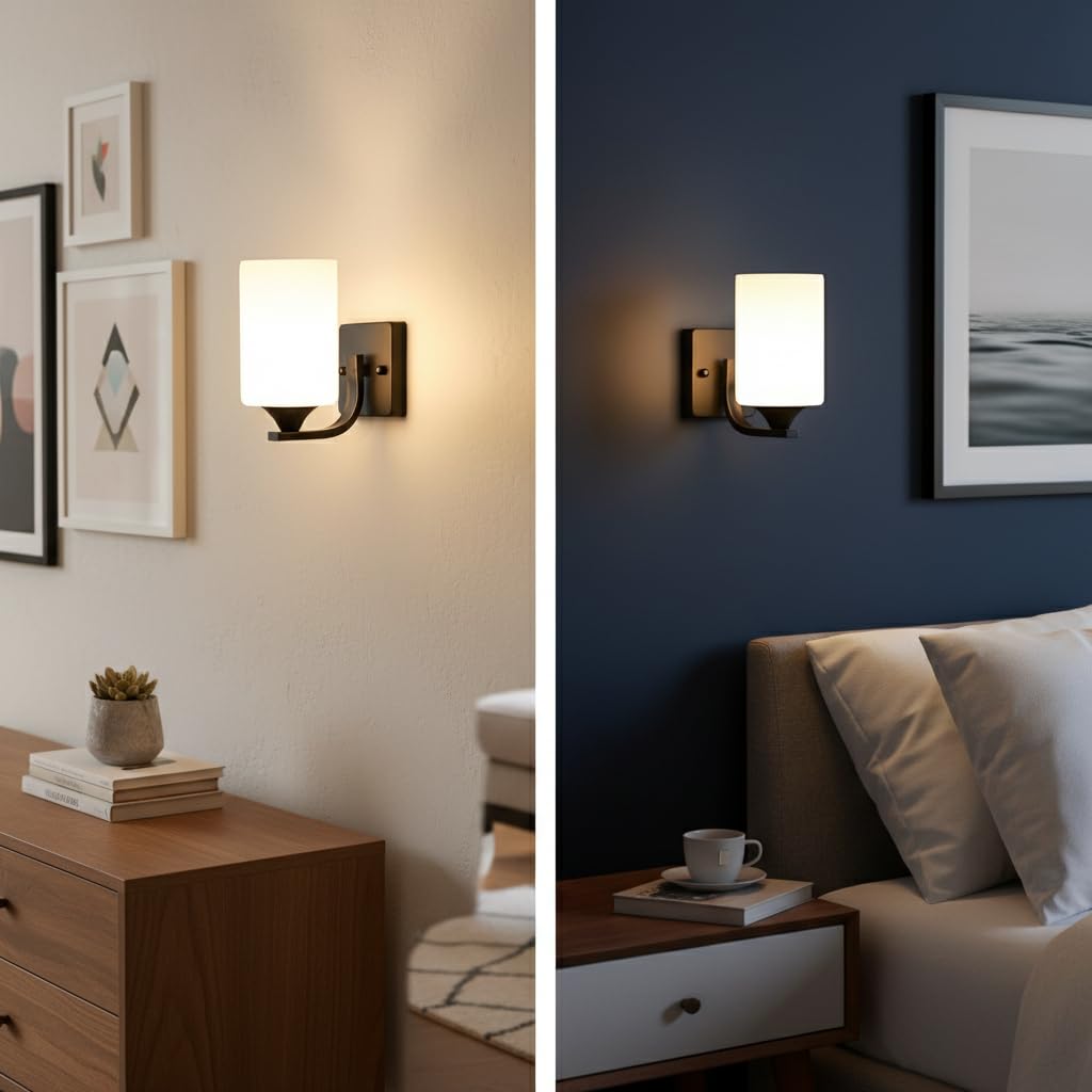 BrightLyt Wall Lights - Modern Black Wall Lamps -4