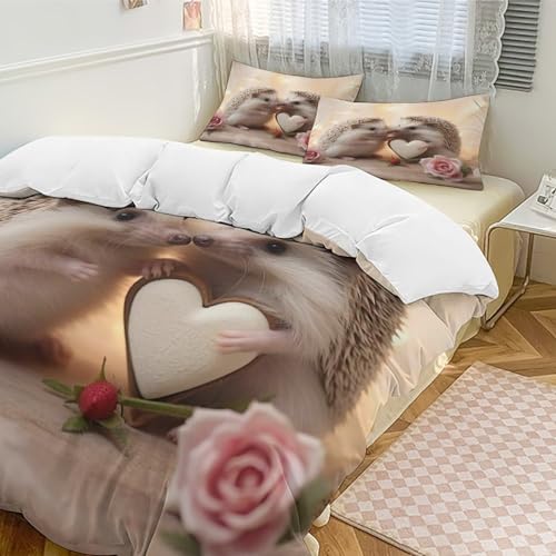 Housse de couette 3D douce et infroissable avec fermeture éclair pratique - 5