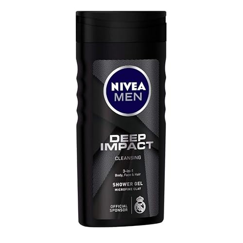 Miniatura 2 de NIVEA MEN Gel de ducha, gel de baño limpiador de impacto profundo, hombres, 8.5 fl oz
