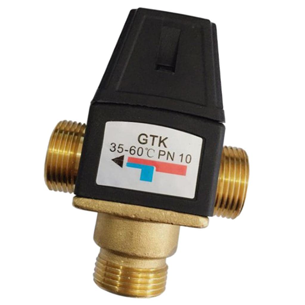 kitoro 3 Way Thermostatic Mixing Valve Solar Water Heater Mix Valve