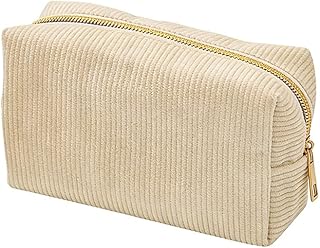 Bolsa de maquillaje de pana para mujer, lindo...