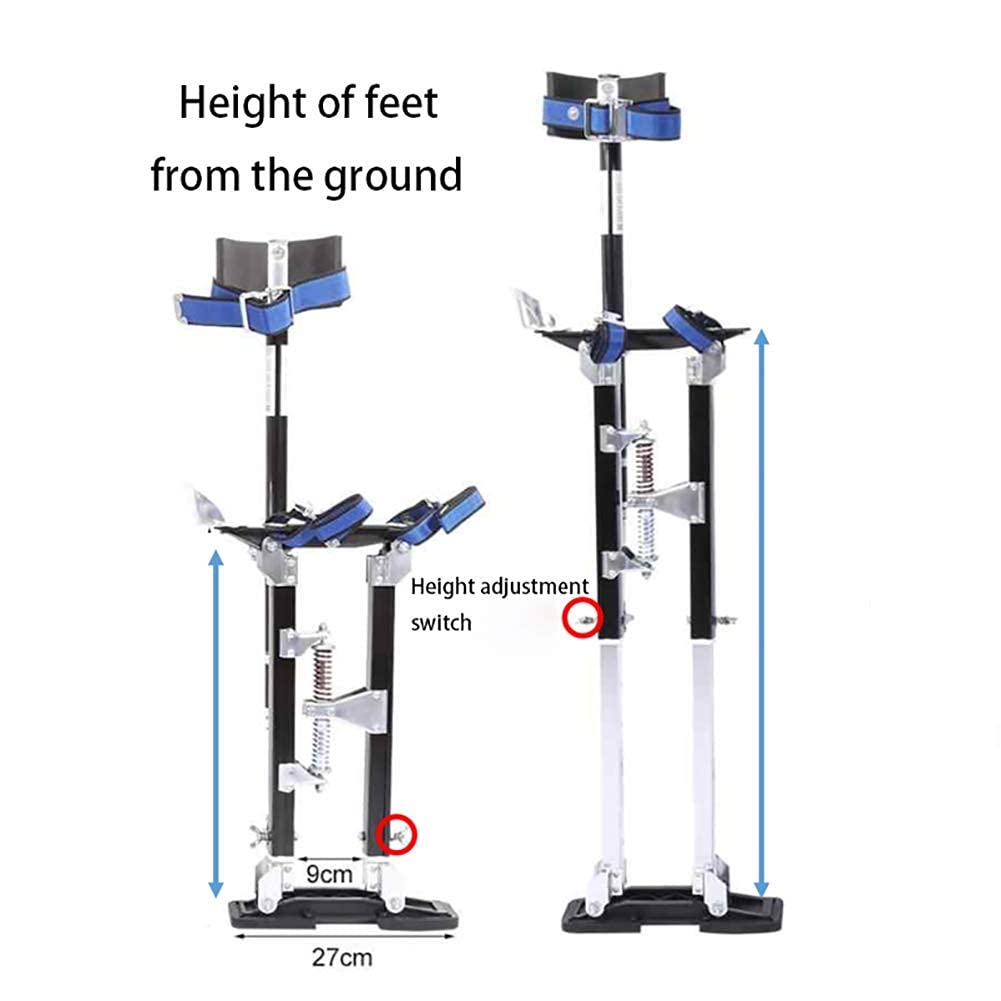 CAFIEDR Trockenbau Stelzen - Verstellbare Aluminiumstelzen 15-64 Zoll Für Maler