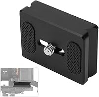 Vista 7 de Placa de liberación rápida de la cámara Profesión Gimbal Aumento Pad Riser Base Placa de liberación rápida para Zhiyun Lab S Crane 2 Crane 3