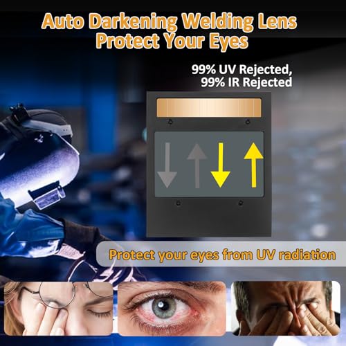 Auto Darkening Lens with 4 Sensors