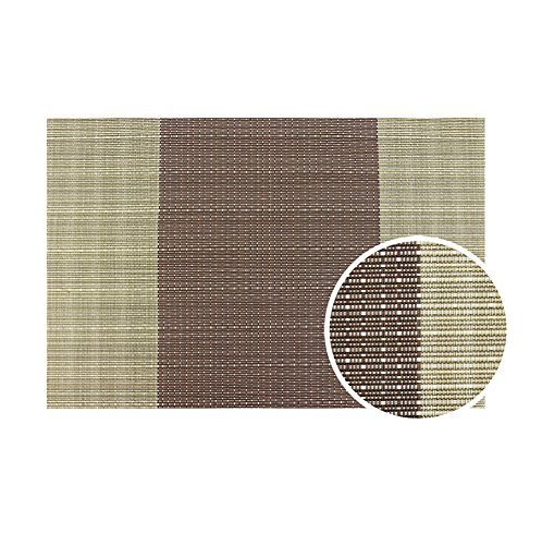 Set de table vinyle tissé pour repas de famille chaleureux