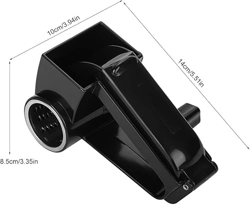 Miniatura 5 de Rallador de queso, manivela de mano, rallador de queso rotativo, rallador de queso, rallador rotativo, rallador triturador de encimera, rallador de