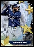 2025 TOPPS SERIES 2 STARS OF MLB #SMLB-60 JUNIOR CAMINERO TAMPA BAY RAYS BASEBALL OFFICIAL TRADING CARD OF MLB