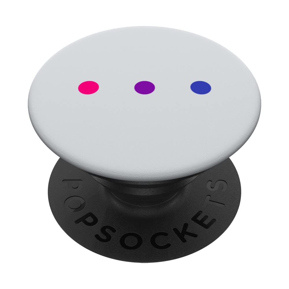 Bisexual Pride Flag Colors Bisexuality Bi Pride PopSockets Swappable PopGrip, Black