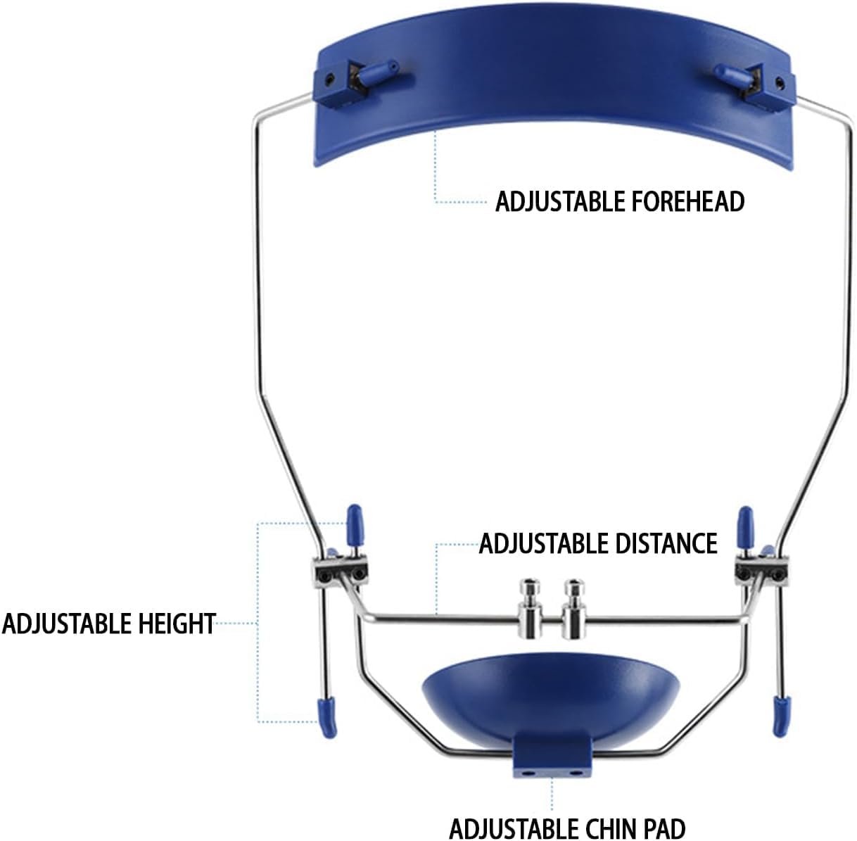 Casque Orthodontique, Appareil De Traction Externe De La Mâchoire Entièrement Réglable, Arc Facial, Appareil Dentaire À Traction Inversée, Casque Avec Bouton De Sécurité
