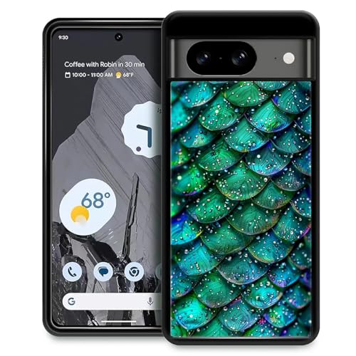 Coque Pixel 8 anti-rayures et résistante aux chocs motif sirène verte