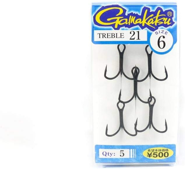Gamakatsu Treble Hook Rose Treble 21 (ZSB) #6