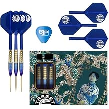Target Japan Prime Series Zenith G2 Steel Tip Darts with Kflex, 23G/25G | 90% Tungsten Darts Set, K-Flex Flights and Shafts No.2, Nano Swiss Point Tips, Ching Ho Tung Gen 2