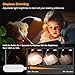 Gritin 16 LED Rechargeable Book Light for Reading in Bed- Eye Caring 3 Color Temperatures, Stepless Dimming Brightness, 80 Hrs Runtime, Lightweight Flexible Clip on Light for Book Lovers-White