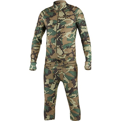 AIRBLASTER Men's Hoodless Outdoor Base Layer Ninja Suit, Camouflage, XX-Large