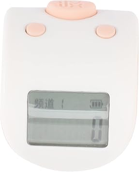 Electronic Finger Counter Ring Silicone, with Digital Display, Pink