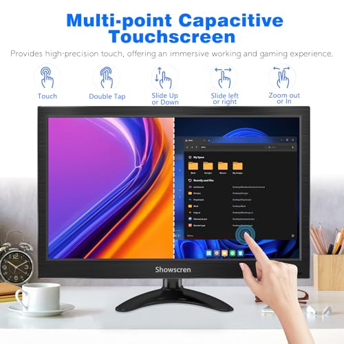 15.6inch Touch Screen Monitor, 1080P 99%sRGB Computer Monitor Touchscreen by Showscren - Used condition - Image 3