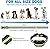 Dog Training Collar with Remote, Rechargeable Waterproof Home Dog Training Device Controller Safe Behavior Correct Dog Trainer for Small Medium Large Dogs, Up to 1000Ft Remote Range