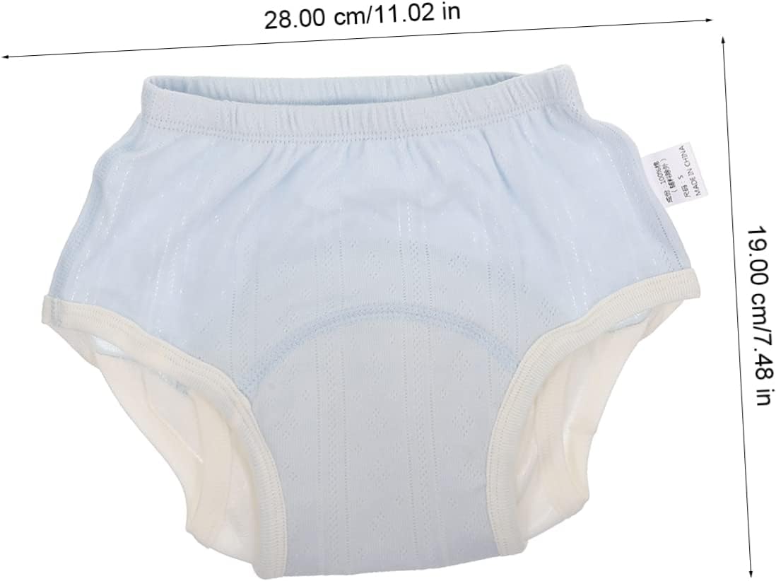 2pcs Cotton Training Pants for Toddlers Potty Training Underwear Absorbent Pads Boys Girls Assorted Color