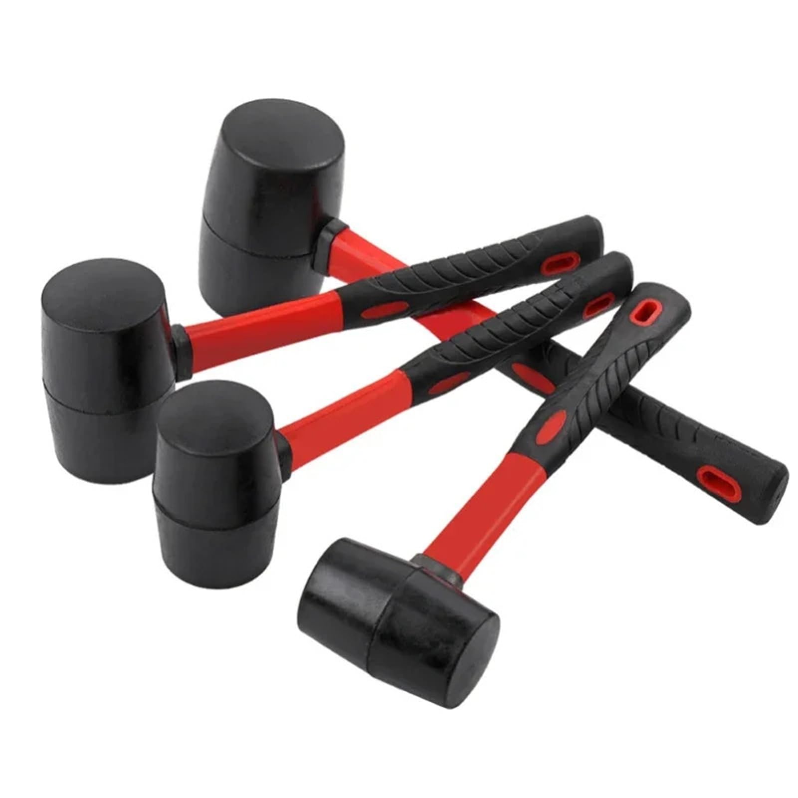 Xctdsvah Hammer Rubber Mallet 1Pcs Double Headed Soft Rubber