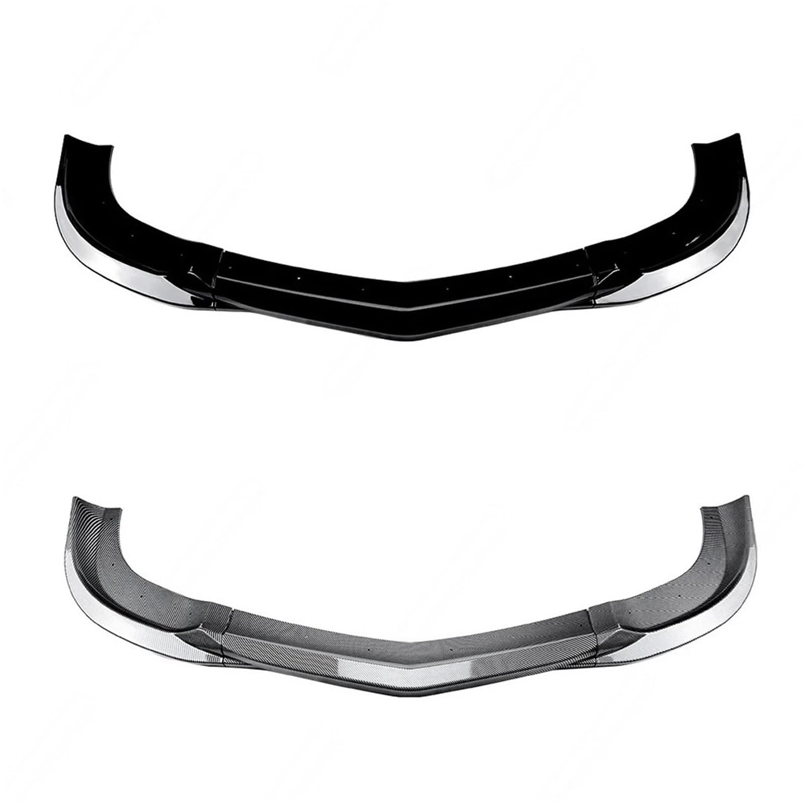 Przedni spoiler Splitter spojler zderzaka kompatybilny z Mercedes Benz AMG C63 W204 2007-2010 podbródek osłona zaporowa powietrza akcesoria tuningowe(Carbon Look)