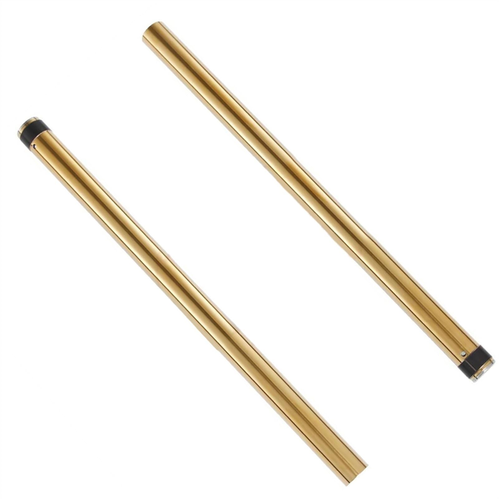 Xzkhchco One Color Front Fork Inner Tubes Pipes Gold Pair For Yamaha Fz6 Fz6r 2009-2014 Xj6 2009-2015 2012 2013 20S-23110-00-00 41X595mm
