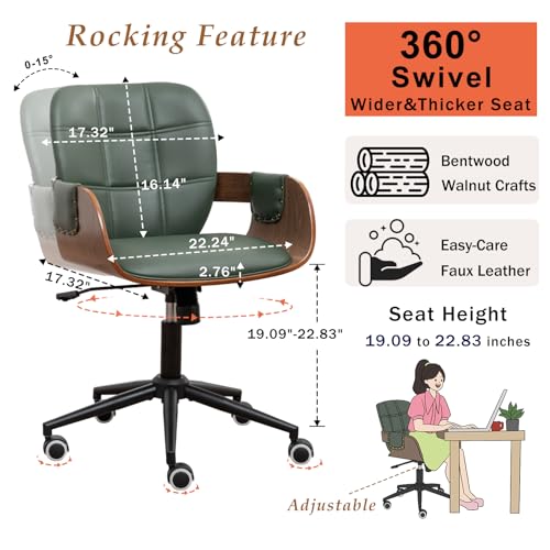 Luxury Leather Office Chair Ergonomic