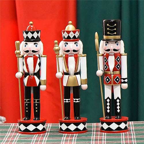 Casse-noisette de Noël figurine roi décoration maison 30cm