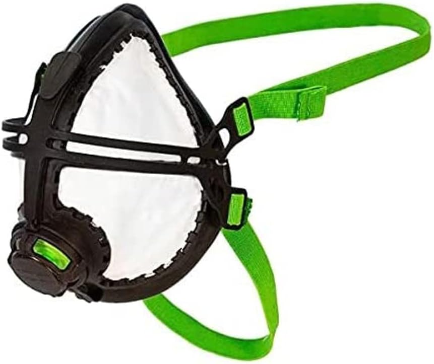 Stealth Lite Pro FFP3 Face Masks UK Certified Dust Mask. 99.99% Particle Filtration, Twin Straps for Comfort, Air Filter Reusable Face Mask. FFP3 Mask, 7 Day Use Per Mask, DIY & Welding Mask - Single