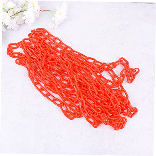 NIYANGLE 2 Rolos Cadeia Barreira Do Local Sinais Alerta Estrada Amarelo Revestido Barreira Segurança