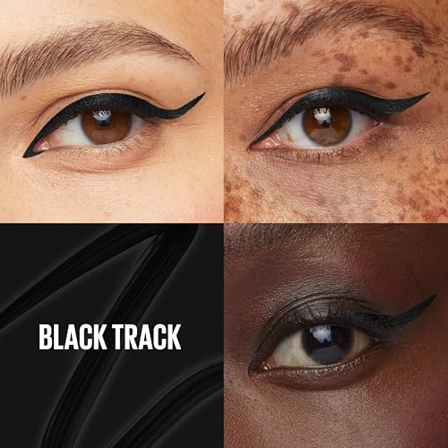 Maybelline Tattoo Studio Dip-Ink Liquid Eyeliner, Waterproof Eyeliner With Up to 24 Hour Wear, Black Track, 1 Count - Image 3