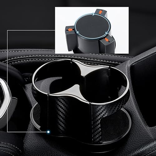 Adaptador expandible para portavasos de auto 2 en 1 miniatura 4