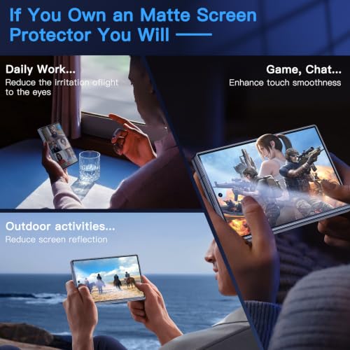 Image of Uyiton for Samsung Galaxy Z Fold 8 Matte Screen Protector - 2 Pack