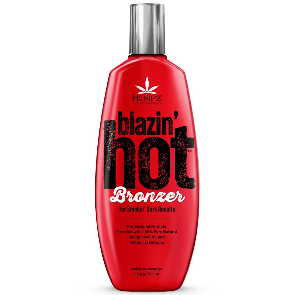 Hempz Blazin’ Hot Tingle Bronzer Tanning Lotion (250ml)