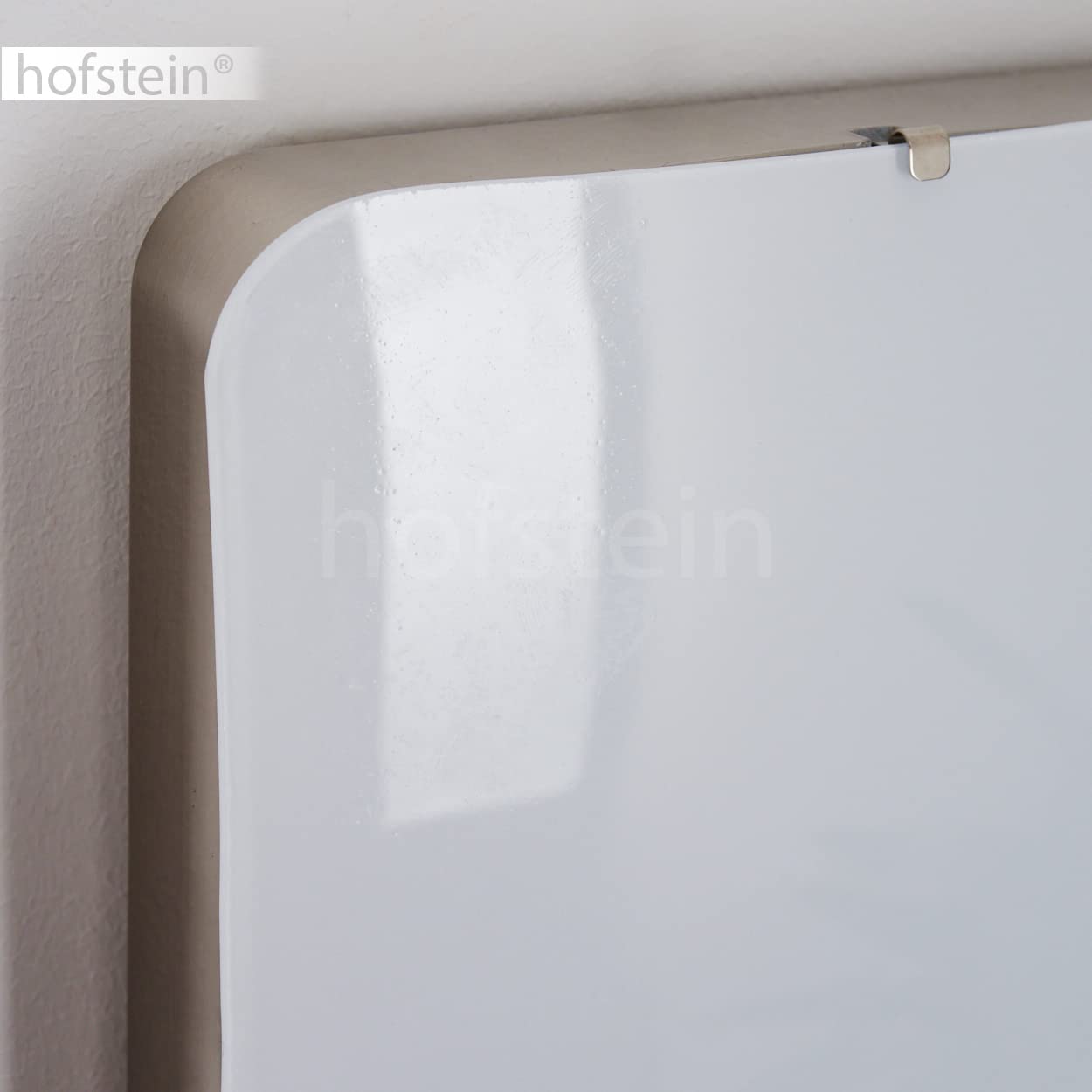 Plafonnier LED Hutton, Lampe En Métal Chrome Et Verre Blanc, Idéal Dans