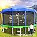 BIWKONI Outdoor Trampoline Canopy Fitness Trampoline Tent Cloth Trampoline Frame Accessories, Sunshade Cover, Rainproof Snow,8FT