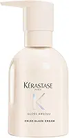Kérastase Gloss Absolu Frizz-Glaze Cream, creme modelador antifrizz para cabelos com muito frizz, com ácido glicólico, ácido hialurônico e óleo de rosa mosqueta, 240 ml