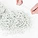 HOYOLS 1/2 Inch Small White Rubber Bands for Hair Ties Elastics Mini Toddler Braids Ponytail Holders for Baby Girls Infants Kids Thick Hair Rubberbands No Damage Office 1000pcs (S) Latex-Free
