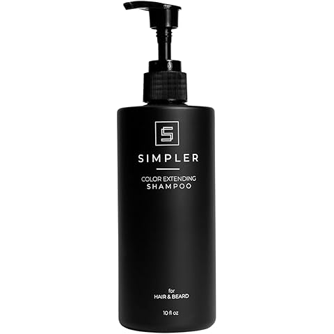 Simpler Hair Color Shampoo For Men (Orange Clove Scented) - Dye & Sulfate Free Shampoo for Longer-Lasting Color - Shampoos for Dyed Hair & Beard - Color Safe Shampoos w/Nourishing Ingredients