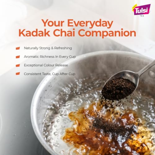 Image of Tulsi Tea Special Fannings 500g|Authentic Assam Tea|Fine Fannings Tea | Deep Colour|Rich Aroma|Kadak Chai Patti|Everyday Household Blend|Gujarati Tea Lovers|25+ Years of Trust