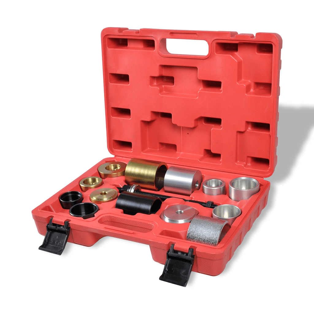 Set di estrattori silenziosi per BMW, 14 pezzi, con valigetta, adatto per modelli da 1 a 8, include chiave, cricchetto, leva per officina, garage e riparazione