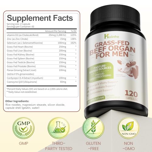HOLINFRE Beef Organ Supplement for Men