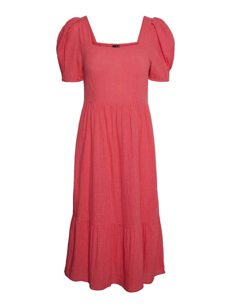 womens VMIDIRIS 2/4 CALF DRESS WVN DR GA Dress