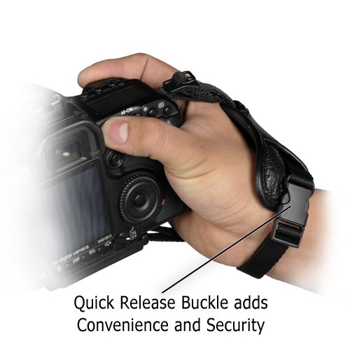 Fotodiox Camera Hand Strap - Padded Leather Hand Strap For Dslr And Mirrorless Cameras #TOP4