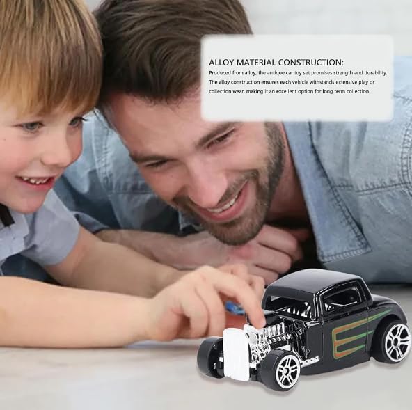 Image of Royals hub Model Alloy Vehicle Model Vintage Metal Cars 6 Pcs Vehicles, Car Play Set for Toddlers,Boys Die-Cast Car Set, Birthday Decorations Gift Movie Vehicle Racing for Kids