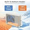 SIMOE 18,000 BTU Wifi Enabled Mini Split, Heat Lower as -25°C, SEER2 25 220V, Cools Up to 1000 Sq.Ft, Air Conditioner & Heater with Inverter, Works with Alexa, Pre-Charged, White