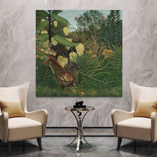 Cuadro de lienzo artístico de Henri Rousseau para decoración elegante 7